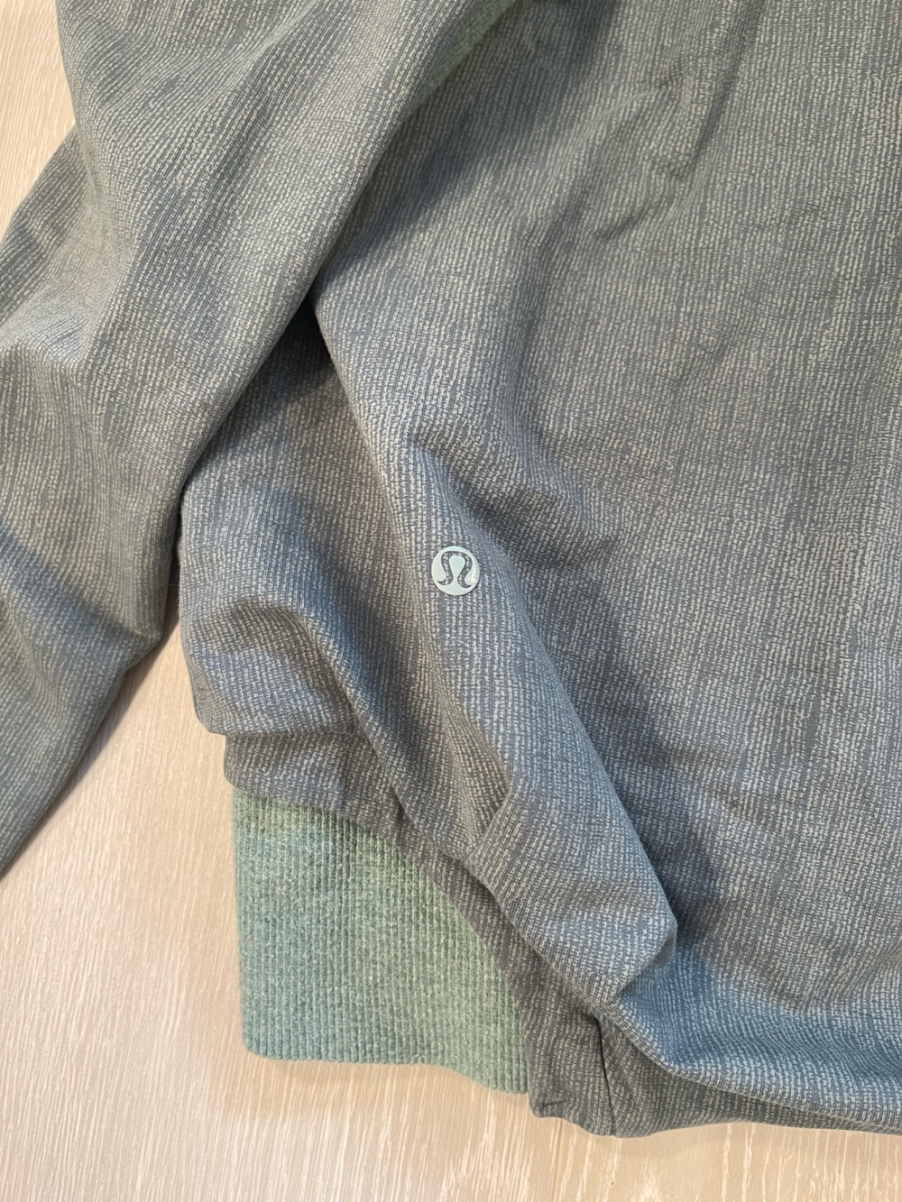 Lululemon To Class Jacket Burlap Texture Deep Shore Earl Grey Green size 6 - Picture 16 of 16